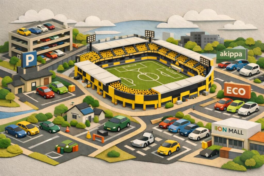 三協フロンテア柏スタジアムの駐車場選びをわかりやすく紹介。予約駐車場や周辺駐車場、混雑回避のコツまで確認できるガイド