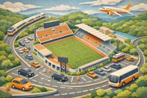 IAIスタジアム日本平 駐車場の選び方をわかりやすく解説。公式駐車場や予約駐車場、混雑回避、子連れや遠征時のコツまで紹介