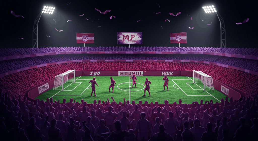 サンフレッチェ広島対ヴィッセル神戸の試合告知ビジュアル（J1第30節、2025年8月20日、Eピース）