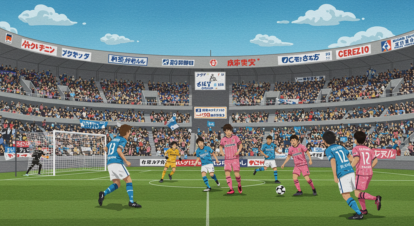 町田ゼルビアとセレッソ大阪が対戦する明治安田J1リーグ第26節の試合風景