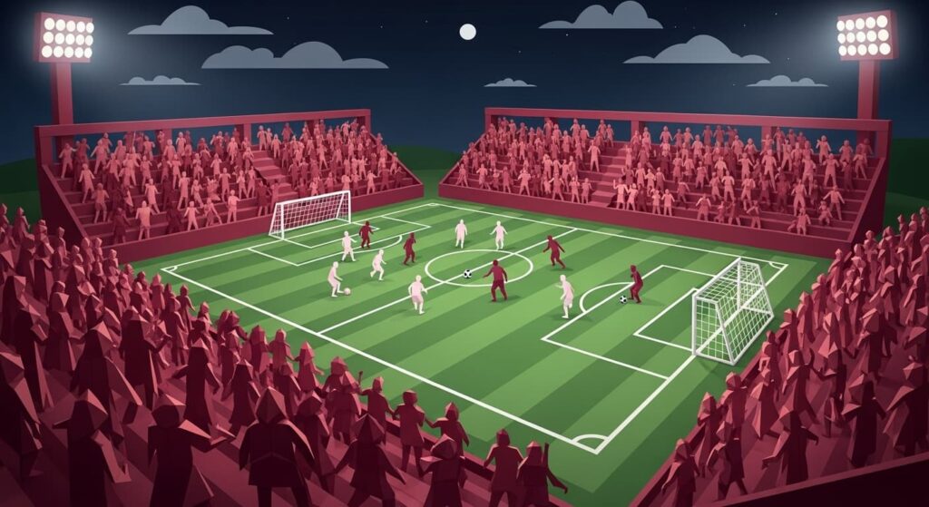 鹿島アントラーズとセレッソ大阪の試合前の緊張感