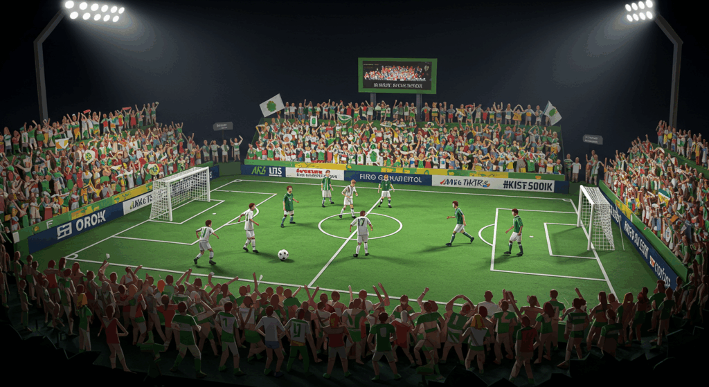 湘南ベルマーレと東京ヴェルディが残留争いを懸けて対戦するJ1リーグ第33節の試合シーン