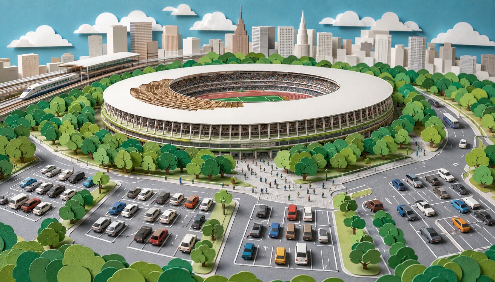 MUFGスタジアム・MUFG国立の駐車場選び、予約駐車場、混雑回避、パーク＆ライドを解説
